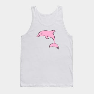 Sunset dolphin Tank Top